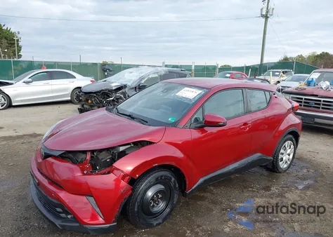 2019 Toyota C-Hr Le z USA, uszkodzony, nr VIN NMTKHMBX6KR072483